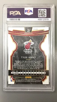 2019 Panini Select 63 Tyler Herro Scope Prizm PSA 10