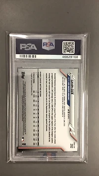 2020 Topps 292 Gavin Lux PSA 9