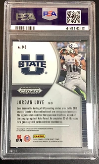 2020 Panini Prizm Draft Picks 148 Jordan Love PSA 10