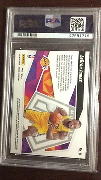 2019 Panini Mosaic Give And Go 8 Lebron James Mosaic PSA 10