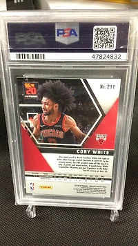2019 Panini Mosaic Coby White PSA