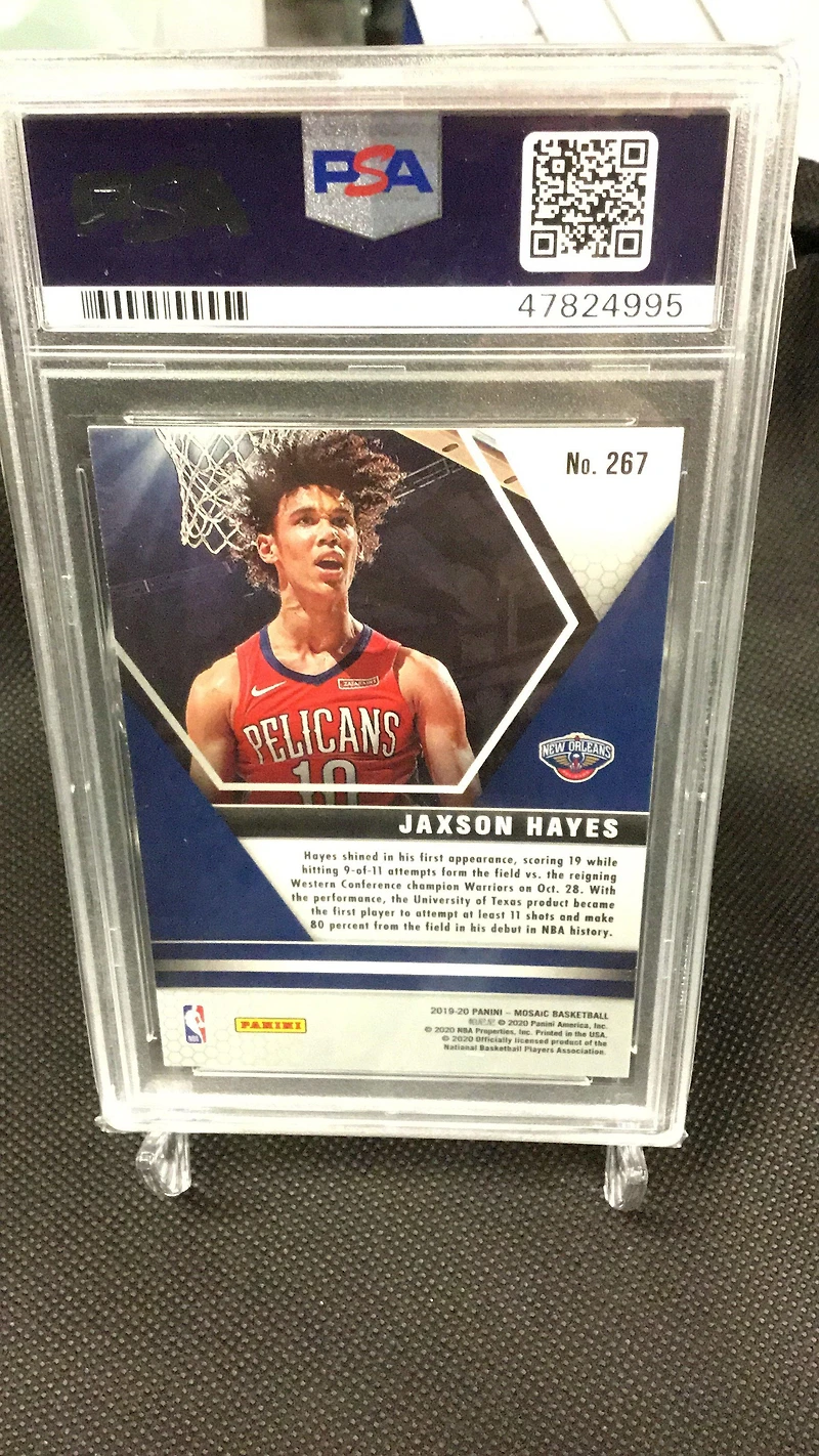 2019 Panini Mosaic 267 Jaxson Hayes PSA 9
