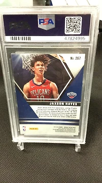 2019 Panini Mosaic 267 Jaxson Hayes PSA 9