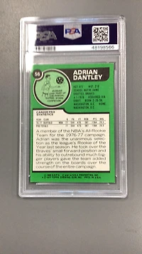 1977 Topps 56 Adrian Dantley PSA 8