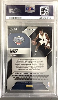 2016 Panini Prizm 192 Buddy Hield Ruby Wave Prizm PSA 10