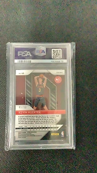 2018 Panini Prizm 68 Kevin Huerter Blue Ice PSA 10