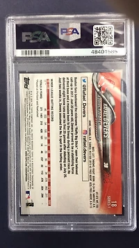 2018 Topps 18 Rafael Devers Batting PSA 10