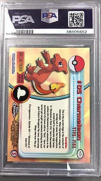 2000 Topps Chrome Pokemon T.v. 5 Charmeleon PSA