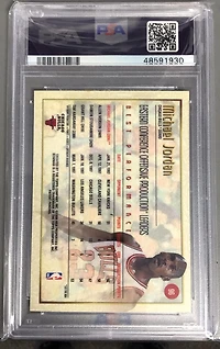 1997 Bowman's Best 96 Michael Jordan PSA 9