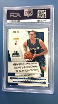 2014 Panini Prizm Sp Variations 42 Zach Lavine Prizm PSA 10