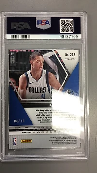 2019 Panini Mosaic 232 Isaiah Roby PSA