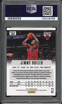 2012 Panini Prizm 205 Jimmy Butler PSA 9