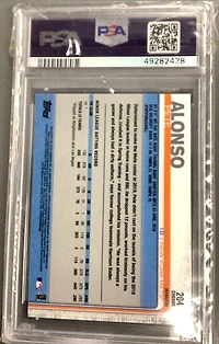 2019 Topps Chrome 204 Pete Alonso X-fractor PSA 10