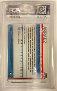 2019 Topps Update Us247 Luis Arraez PSA 10