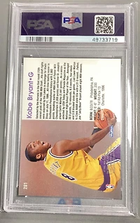 1996 Hoops 281 Kobe Bryant PSA