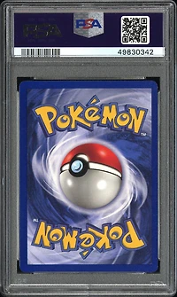 1999 Pokemon Game 10 Mewtwo-holo 1st Edition PSA 8