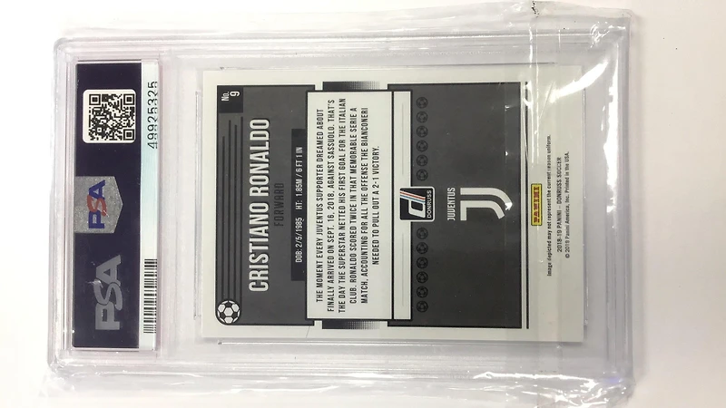 2018 Panini Donruss 9 Cristiano Ronaldo PSA 9