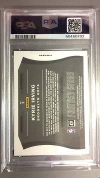 2019 Panini Donruss Optic Fantasy Stars 2 Kyrie Irving Gold Wave PSA 10