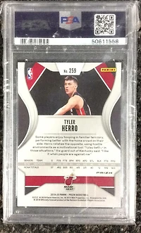 2019 Panini Prizm 259 Tyler Herro Prizm PSA