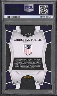 2016 Panini Select 150 Christian Pulisic PSA 10