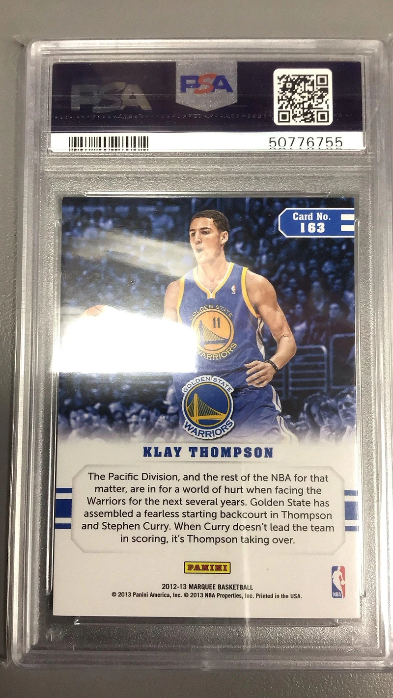 2012 Panini Marquee 163 Klay Thompson PSA 9