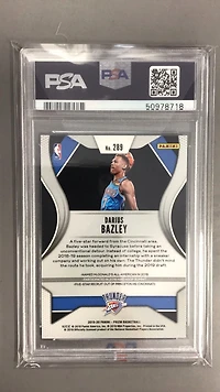 2019 Panini Prizm 289 Darius Bazley PSA