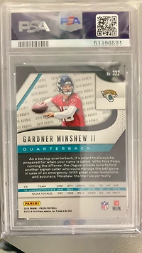 2019 Panini Prizm 322 Gardner Minshew Ii PSA 10