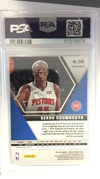 2019 Panini Mosaic 243 Sekou Doumbouya Reactive PSA