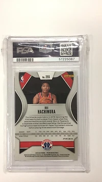 2019 Panini Prizm 255 Rui Hachimura Silver Prizm PSA 10