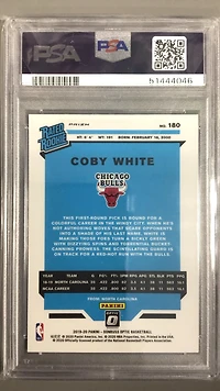 2019 Panini Donruss Optic 180 Coby White PSA
