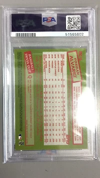 2020 Topps Silver Pack 1985 Chrome Promo 16 Yordan Alvarez PSA 10