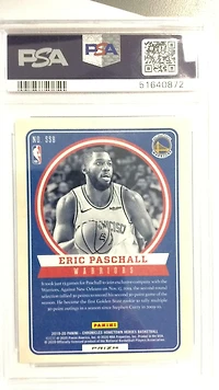 2019 Panini Chronicles 558 Eric Paschall PSA 9