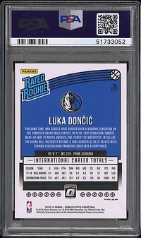 Panini Donruss Optic Luka Doncic Purple PSA