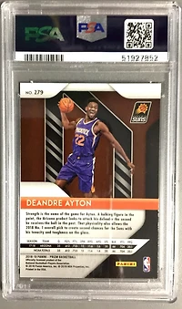 2018 Panini Prizm 279 Deandre Ayton PSA 10
