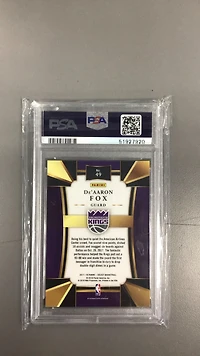 2017 Panini Select 49 De'aaron Fox PSA 10