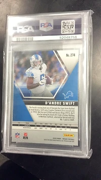 2020 Panini Mosaic 274 D'andre Swift PSA 10
