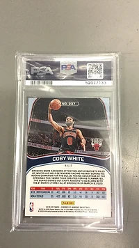 2019 Panini Chronicles 237 Coby White Bronze PSA 9