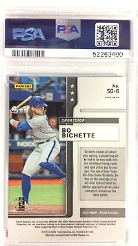 2020 Panini Prizm Star Gazing Sg6 Bo Bichette PSA 9
