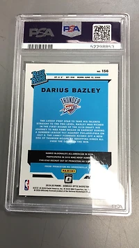 2019 Panini Donruss Optic 156 Darius Bazley PSA