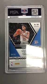 2019 Panini Mosaic 183 Terrance Ferguson White Mosaic PSA 9