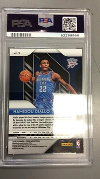 2018 Panini Prizm 9 Hamidou Diallo PSA