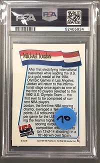 1991 Hoops 579 Michael Jordan PSA