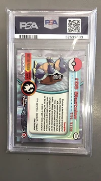 2000 Topps Chrome Pokemon T.v. 9 Blastoise PSA