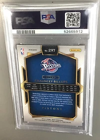 2016 Panini Select 297 Chauncey Billups Silver Prizm PSA 9