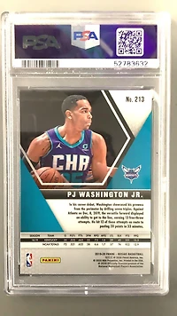 2019 Panini Mosaic Pj Washington Jr. PSA