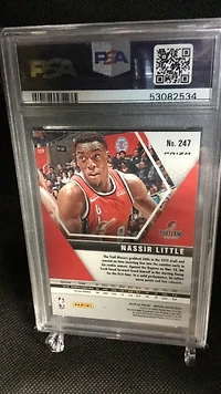 2019 Panini Mosaic 247 Nassir Little Silver Prizm PSA 9