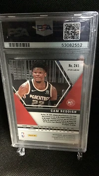 2019 Panini Mosaic 241 Cam Reddish Silver Prizm PSA 9