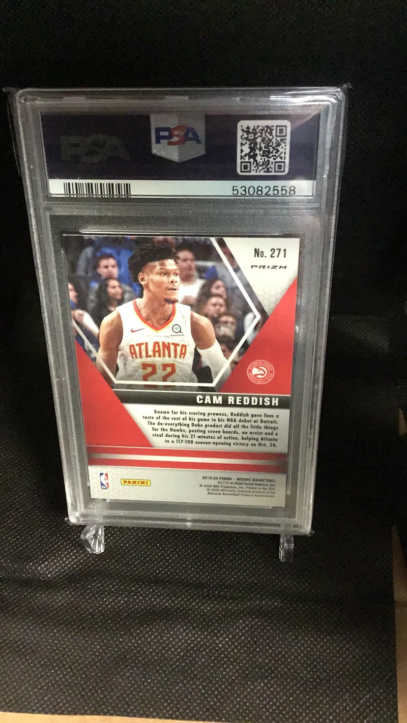 2019 Panini Mosaic 271 Cam Reddish Silver Prizm PSA 8