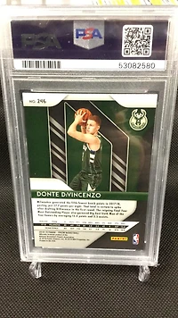 2018 Panini Prizm 246 Donte Divincenzo PSA 9