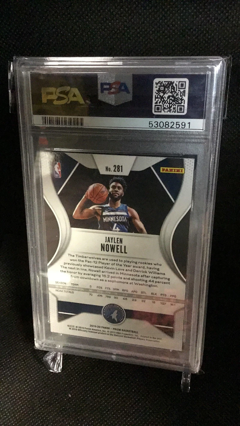 2019 Panini Prizm 281 Jaylen Nowell PSA 9